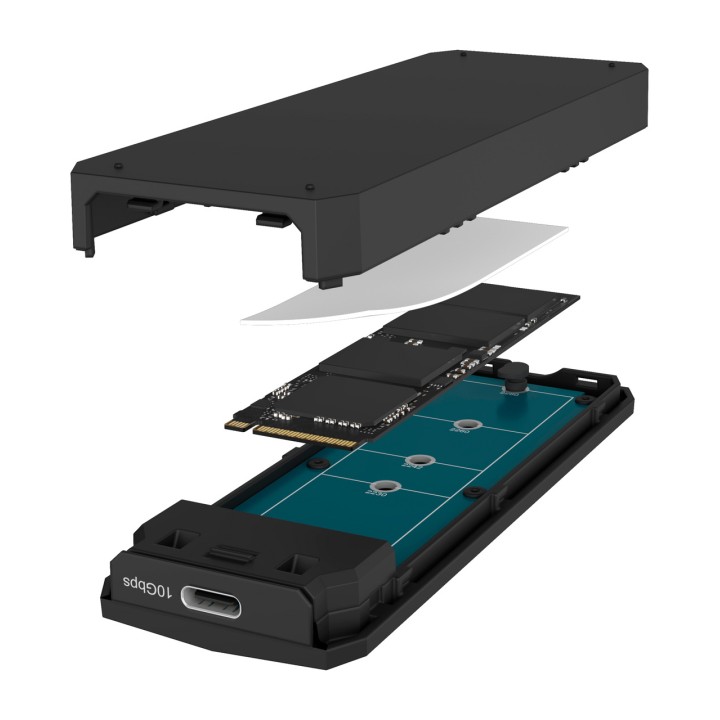 ICY BOX Zewnętrzna obudowa do SSD M.2 NVMe SPADE-CASE
