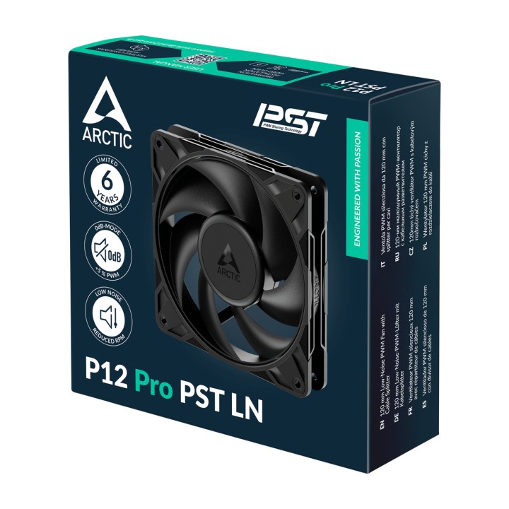 ARCTIC Ventola per case PC P12 PRO PST LN 120MM 100190644