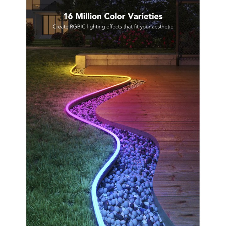 GOVEE Intelligens kültéri LED-fényszalag RGBIC NEON IP67