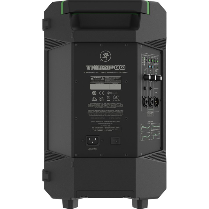 MACKIE Altavoz portátil de megafonía con batería THUMP GO 8" 200W 100211107