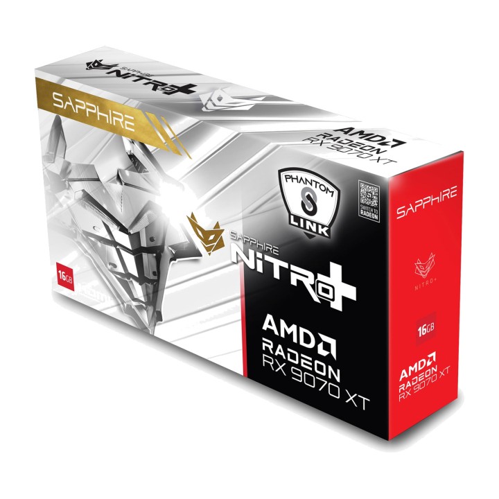 SAPPHIRE Grafikkort RADEON-RX 9070 XT NITRO+ PHANTOM-LINK OC