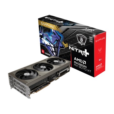 tarjeta gráfica radeon-rx 9070 xt nitro+ phantom-link oc 16gb