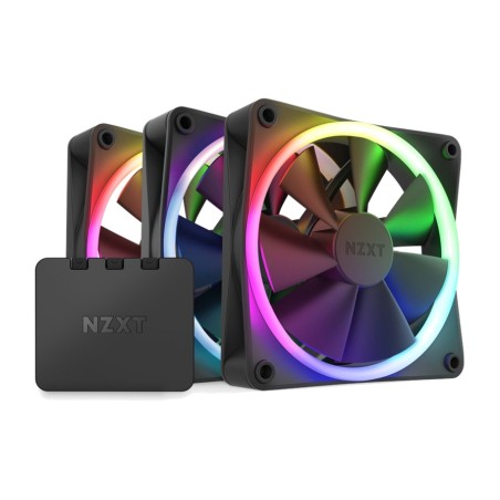 ventilateur de boîtier pc avec éclairage f120-rgb 120mm 3 uds