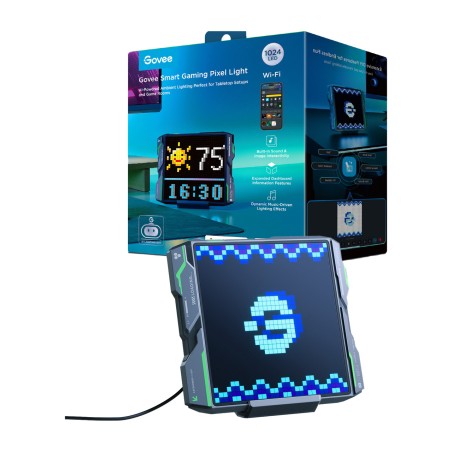 älykäs led-pöytävalaisin pixel light