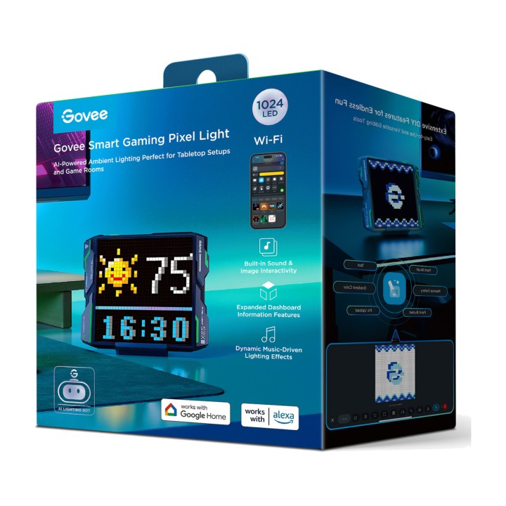 GOVEE Intelligente LED-Tischleuchte PIXEL LIGHT 100190371
