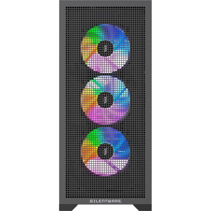 SILENTWARE PC-Midi-Tower-Gehäuse mit Fenster CORE 100 ARGB
