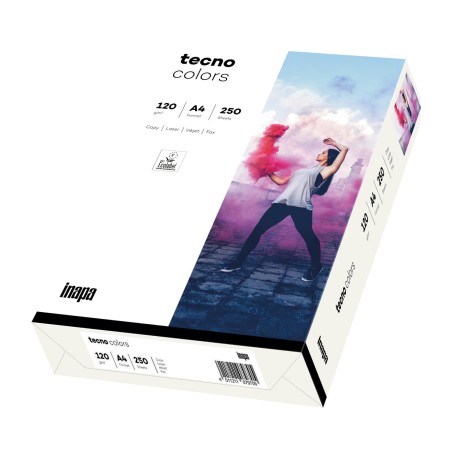 papier pour imprimante et photocopieur tecno-colors a4 120g 250-hojas