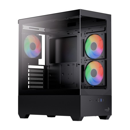 caja de pc semitorre con cristal templado p500d
