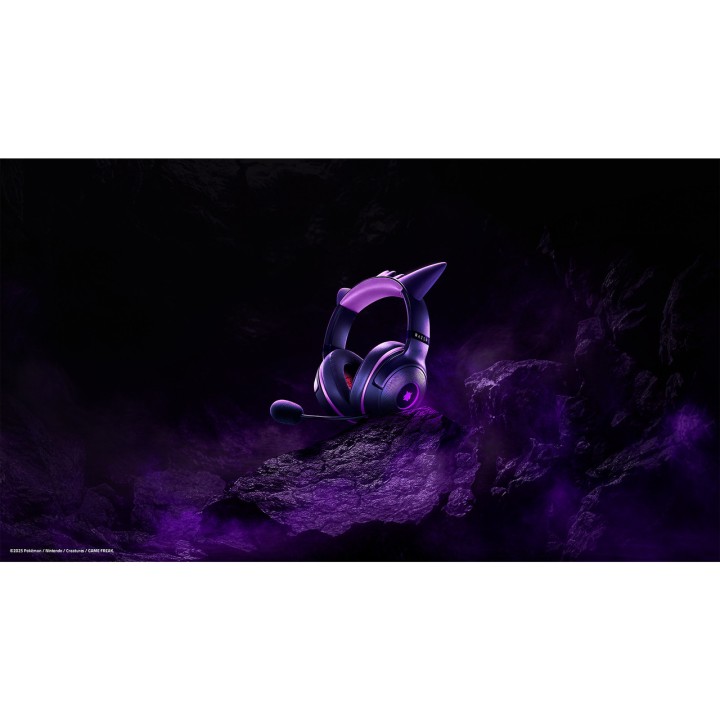 RAZER Gamingheadset med kabel KRAKEN KITTY V2 POKEMON-GENGAR