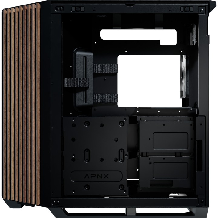 APNX Semitower PC-kotelo karkaistulla lasilla ja
