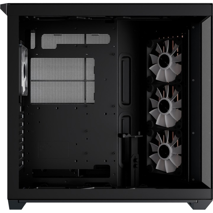 APNX Boîtier PC moyen tour avec verre trempé et façade en