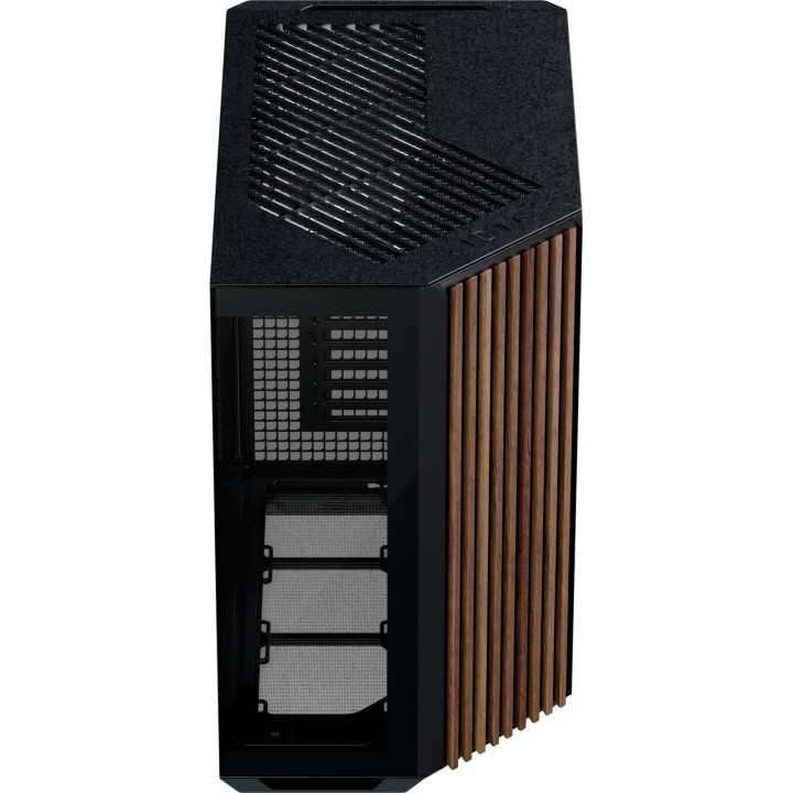 APNX Skříň PC semitower s tvrzeným sklem a dřevěným předním
