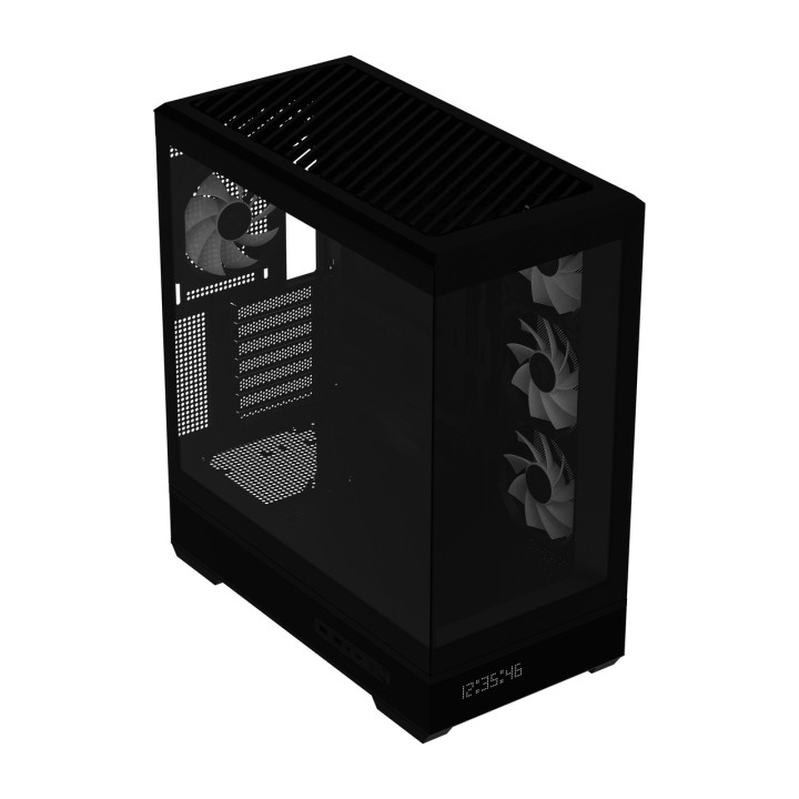 AEROCOOL Caja de PC semitorre con cristal templado P500B DIGI 100145092VAR