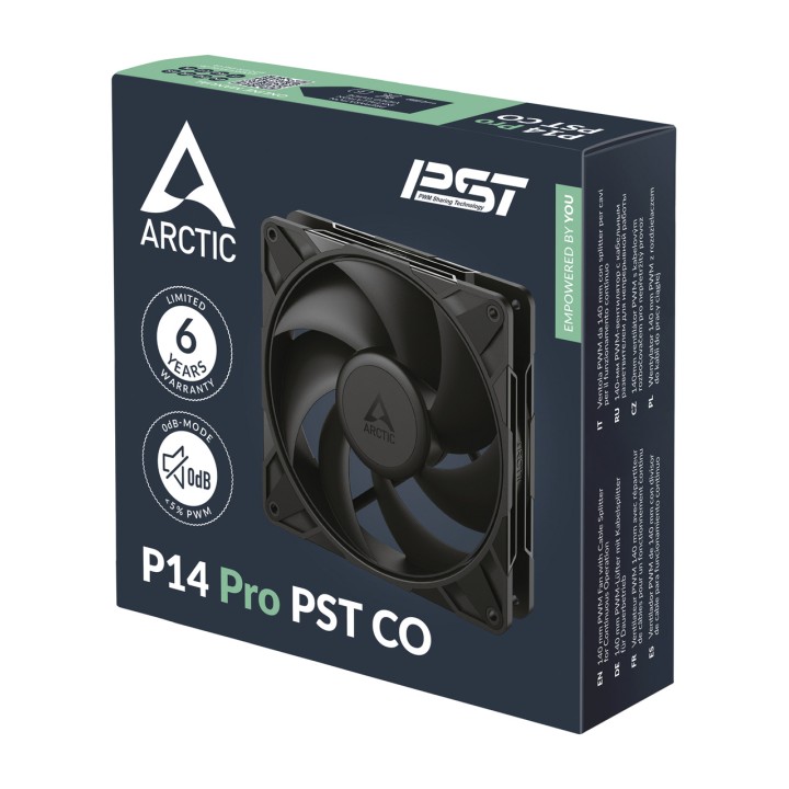 ARCTIC PC-ház ventilátor P14 PRO PST CO 140MM 100147048