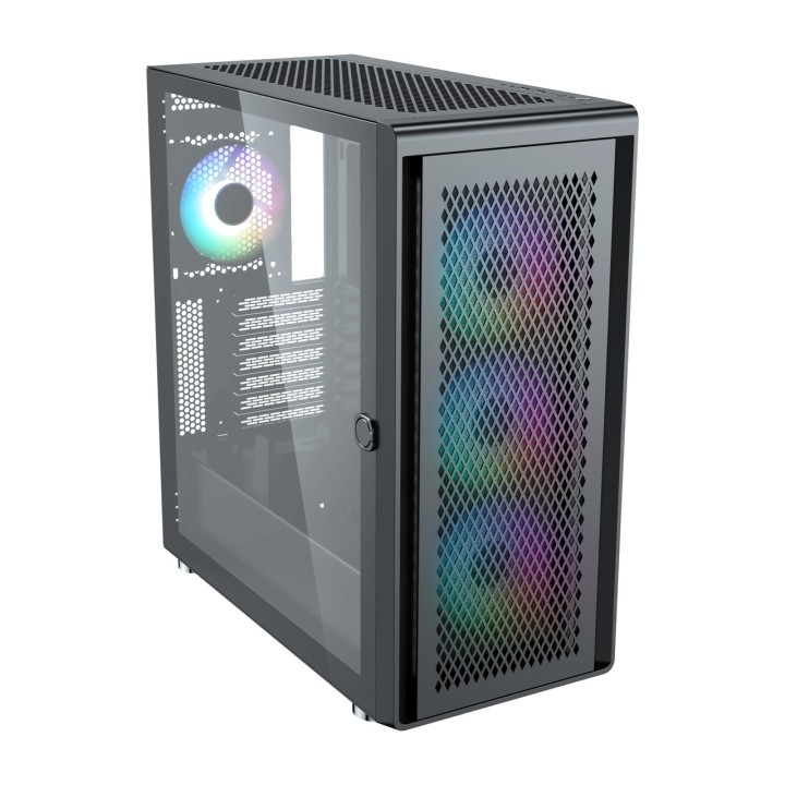 SILENTWARE Caja de PC semitorre con ventana AIR 100 100143598VAR