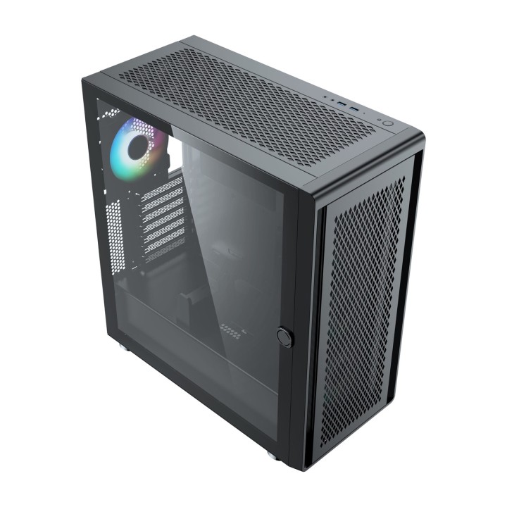 SILENTWARE Caja de PC semitorre con ventana AIR 100 100143598VAR