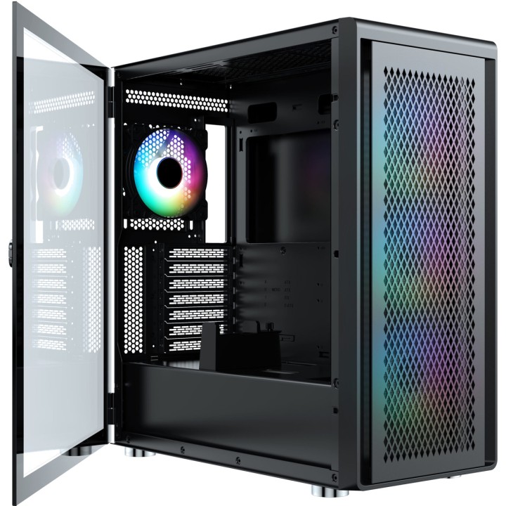SILENTWARE Caja de PC semitorre con ventana AIR 100 100143598VAR