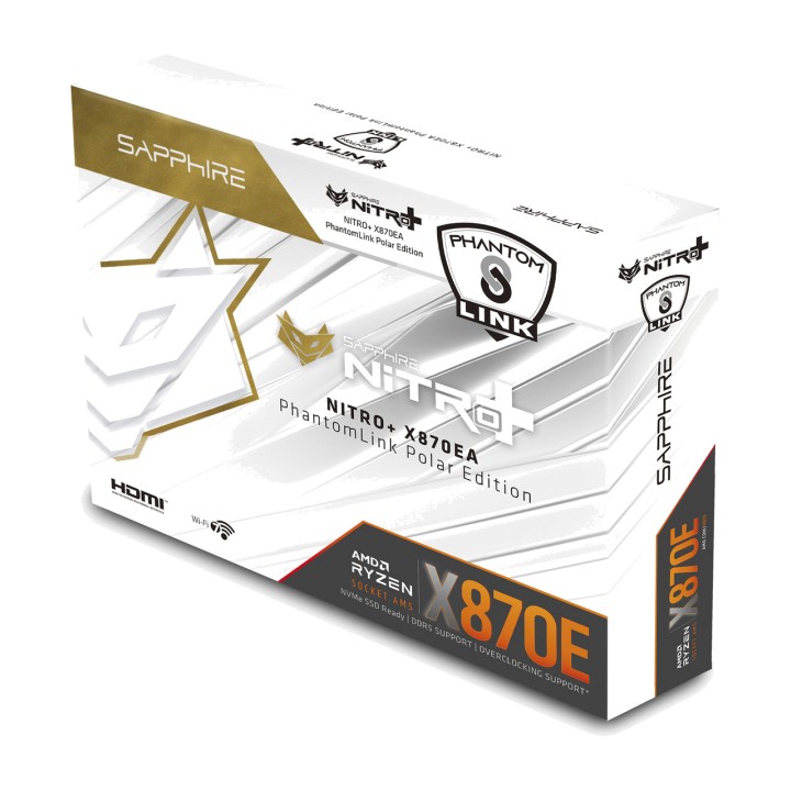 SAPPHIRE Placă de bază ATX NITRO+ X870EA WIFI7 PHANTOM-LINK