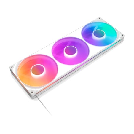 kit de ventiladores de caja de pc con iluminación f420-rgb core 3x140mm
