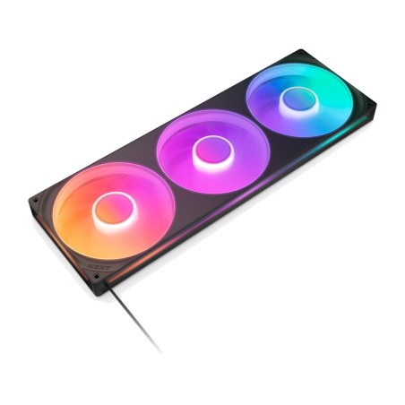 kit de ventoinhas para caixa de pc com iluminação f420-rgb core 3x140mm
