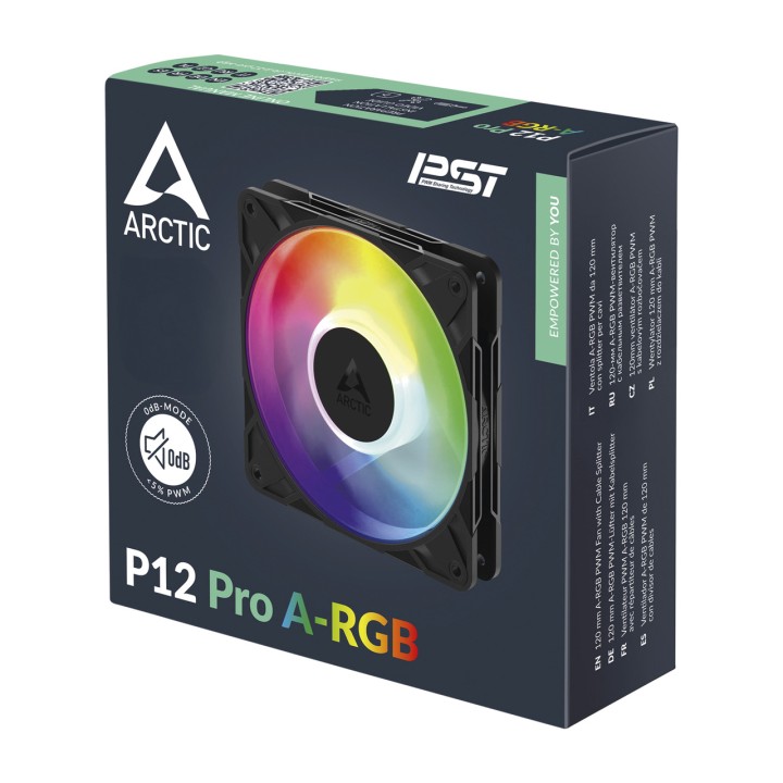 ARCTIC Ventilator za ohišje PC-ja P12 PRO A-RGB 120MM