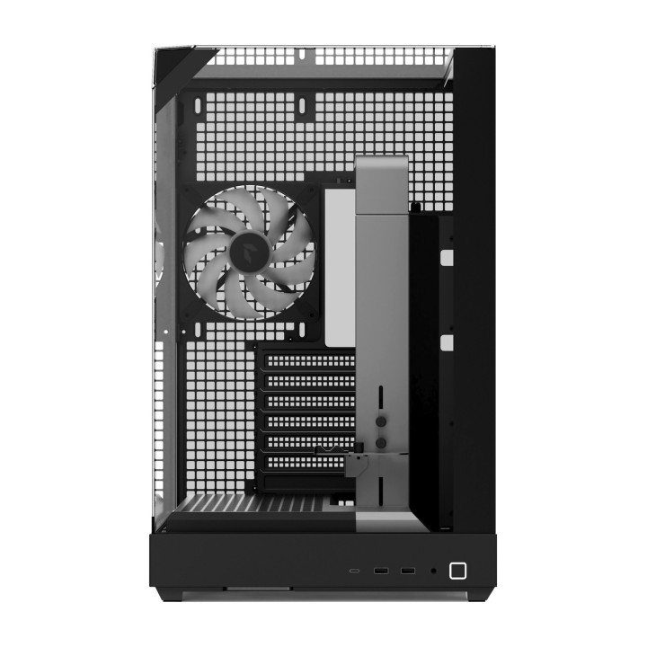 APNX Midi-Tower-PC-Gehäuse mit gehärtetem Glas V2-ATX