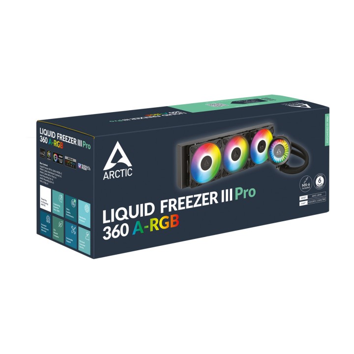 ARCTIC Refrigeración líquida AIO para CPU LIQUID-FREEZER III PRO 360 A-RGB 100124562VAR