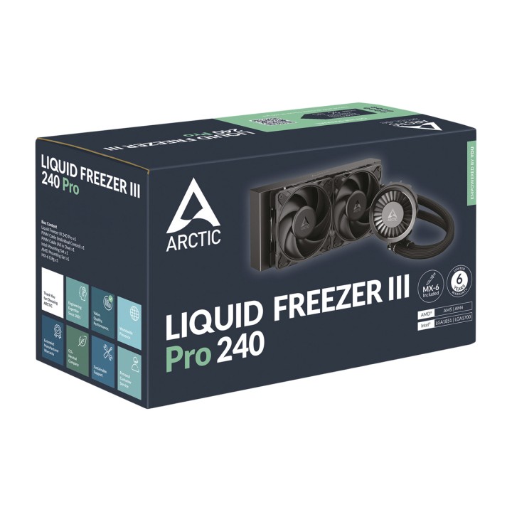 ARCTIC Tekočinsko hlajenje AIO za CPU LIQUID-FREEZER III PRO