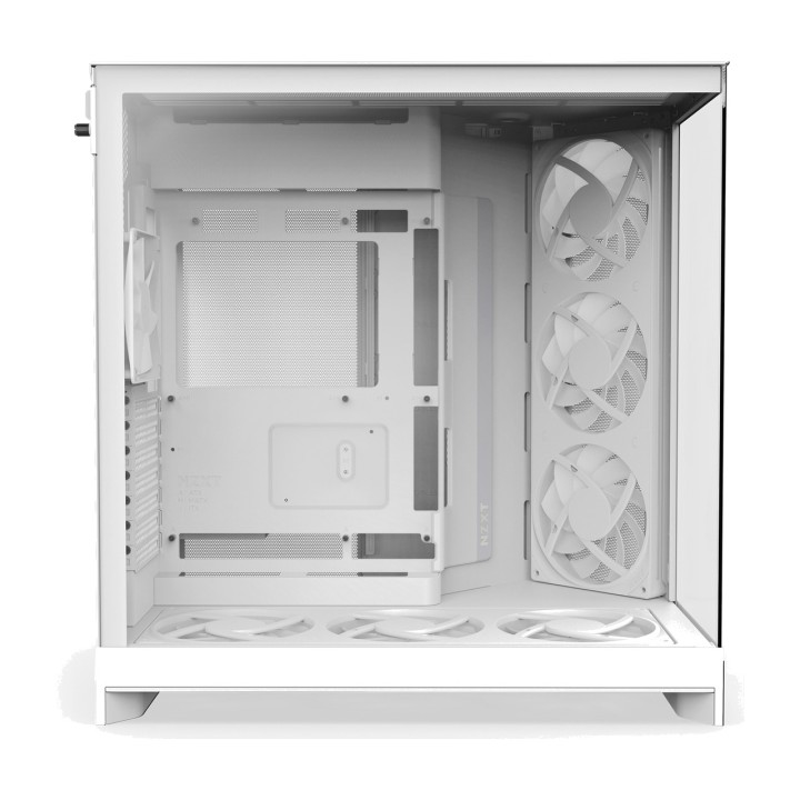 NZXT Semitower PC-kotelo karkaistulla lasilla H9 FLOW RGB+