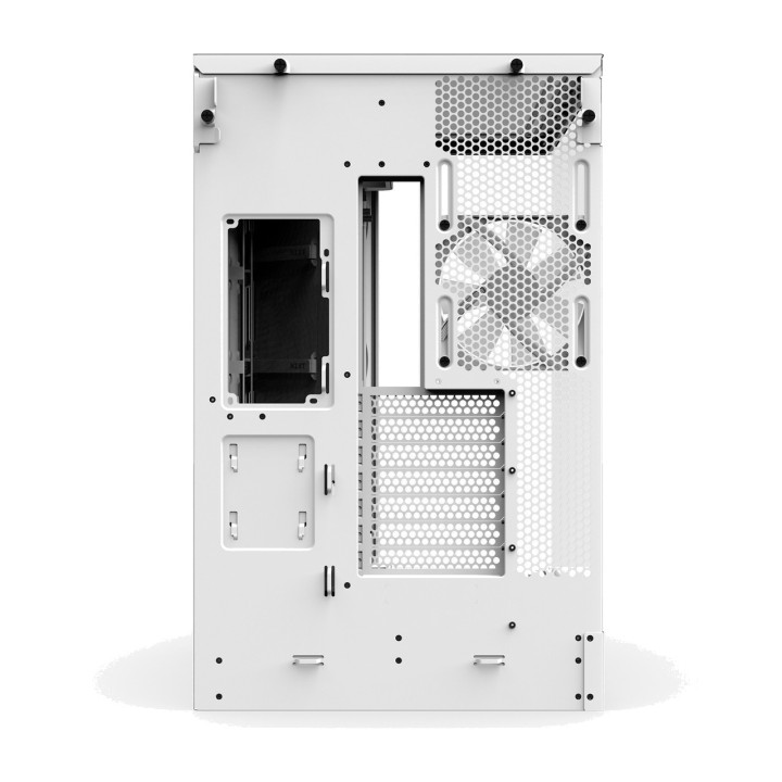 NZXT Semi-toren PC-kast met getemperd glas H9 FLOW RGB+