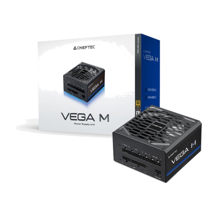 CHIEFTEC Fuente de alimentación para PC VEGA-M 750W-ATX 3.1 80 PLUS GOLD 100119809VAR