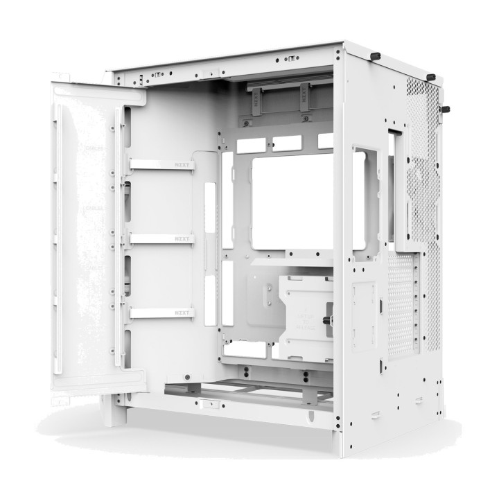NZXT Semitower PC-kotelo karkaistulla lasilla H9 FLOW