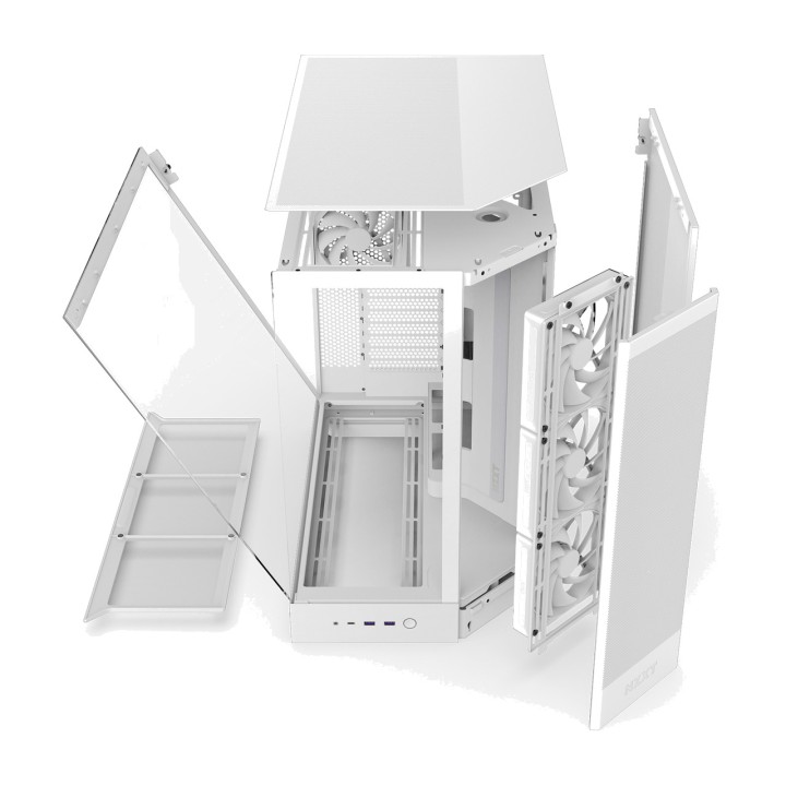 NZXT Case PC mid tower con vetro temperato H9 FLOW