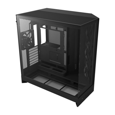 skříň pc semitower s tvrzeným sklem h9 flow