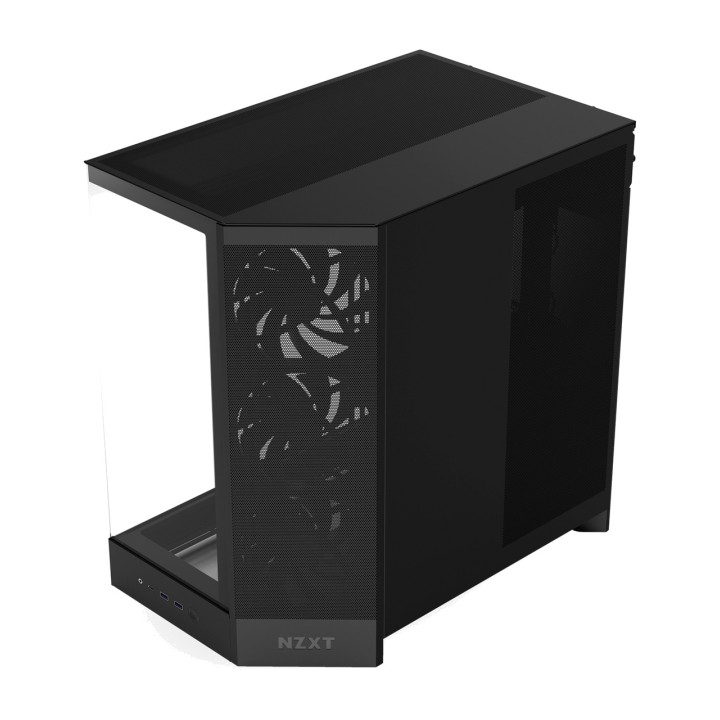 NZXT Caja de PC semitorre con cristal templado H9 FLOW 100119576VAR