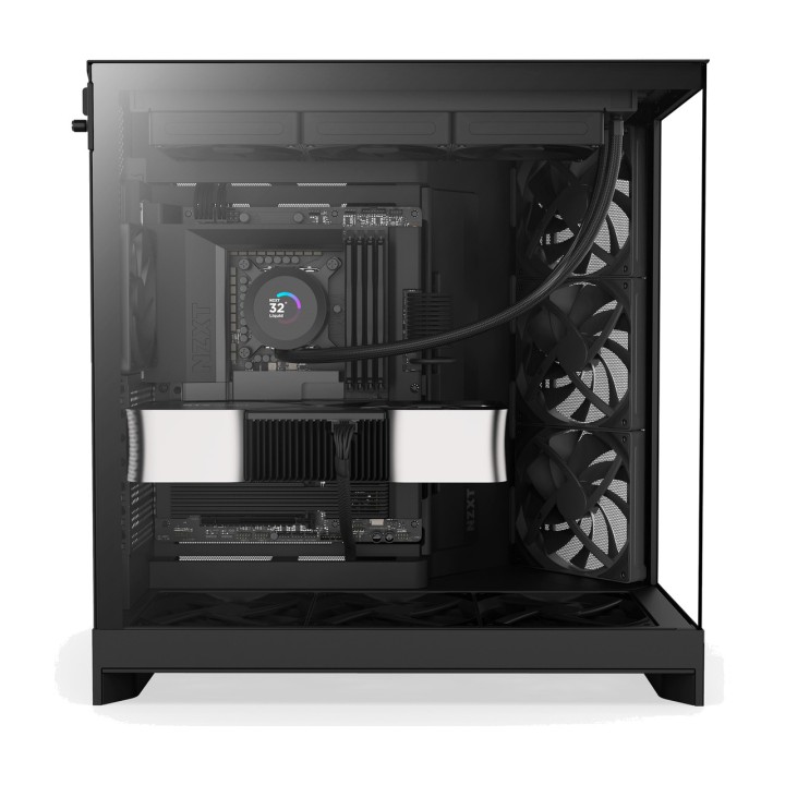 NZXT Caja de PC semitorre con cristal templado H9 FLOW 100119576VAR