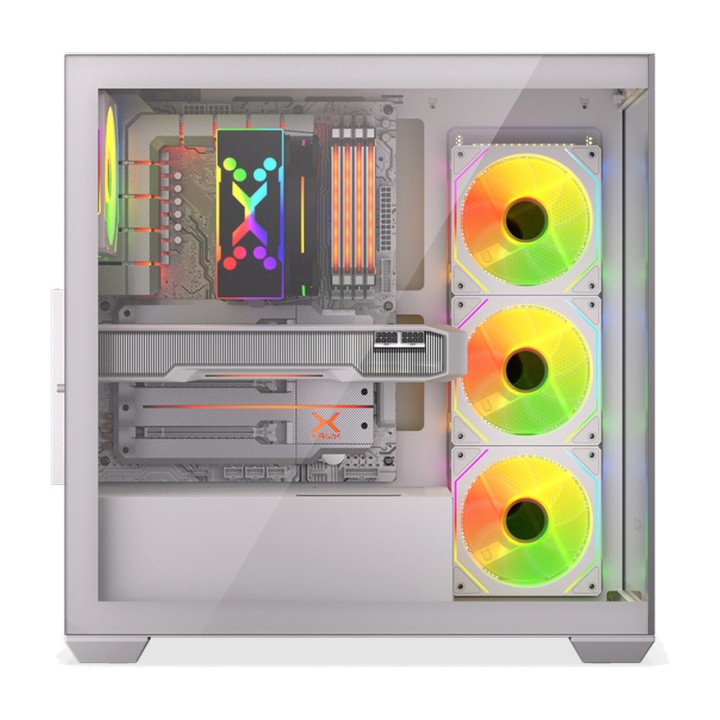 KRUX Semitower PC-kabinet med hærdet glas EXO-ATX