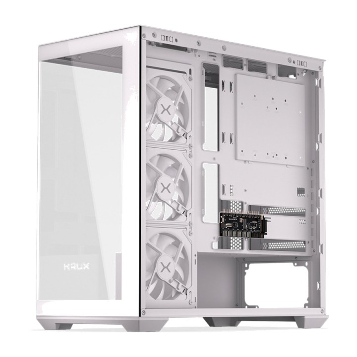 KRUX Midi-Tower-PC-Gehäuse mit gehärtetem Glas EXO-ATX