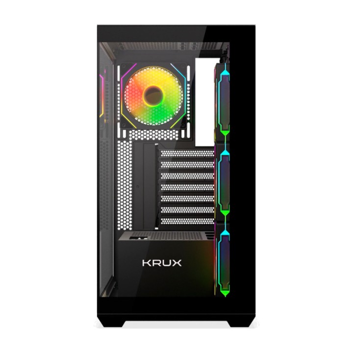 KRUX Caja de PC semitorre con cristal templado EXO-ATX 100112815VAR