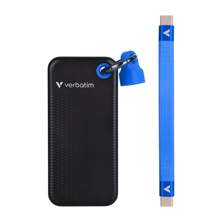 VERBATIM Bærbar ekstern SSD POCKET 1TB-USB-C 3.2 GEN2