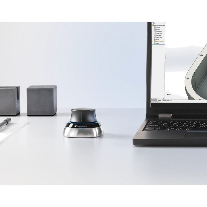 3DCONNEXION 3D-navigationssæt og trådløs mus til CAD