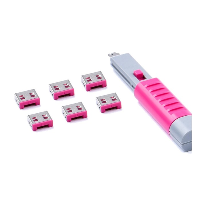 SMARTKEEPER Bloqueur de port USB-A avec clé ESSENTIAL UL03PK