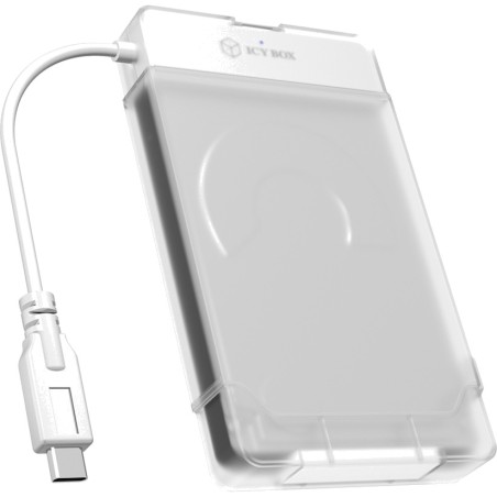 caja externa para disco duro o ssd ib-ac703-c 2,5"-sata-usb-c 3.2 gen1