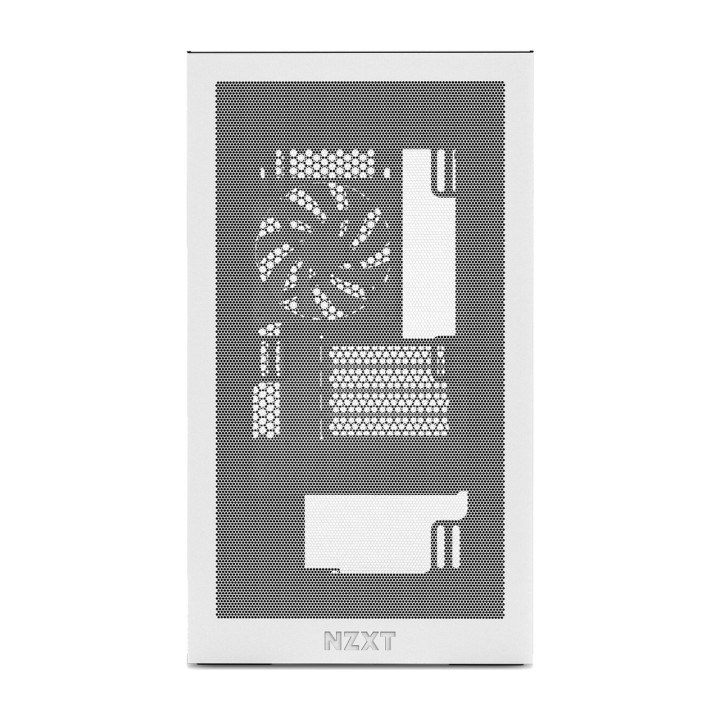 NZXT Datorlåda semitorn micro med härdat glas H3 FLOW MATX