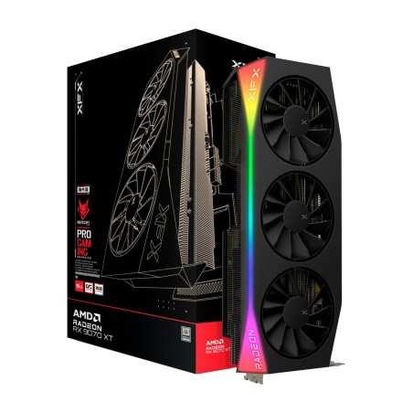 placa de vídeo radeon-rx 9070 xt oc mercury-rgb 16gb gddr6