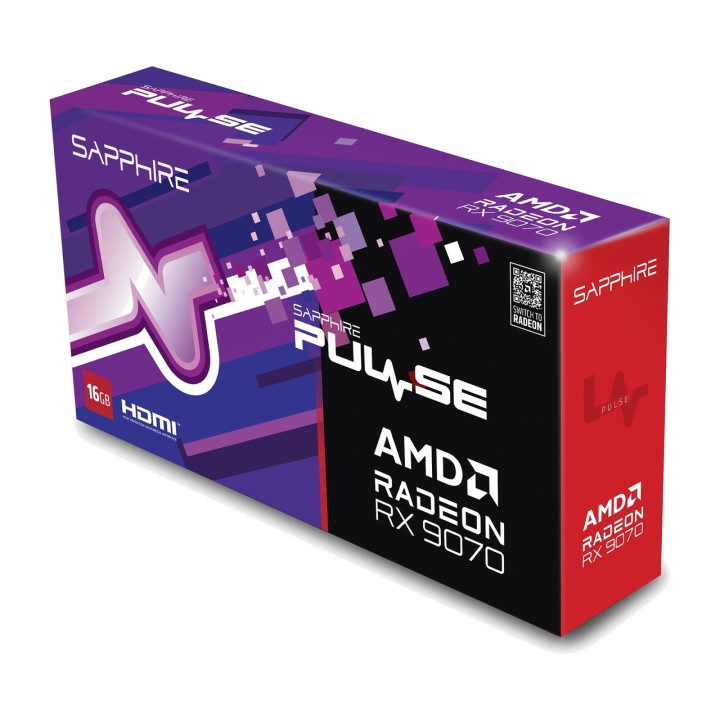 SAPPHIRE Grafische kaart RADEON-RX 9070 PULSE 16GB 100108022