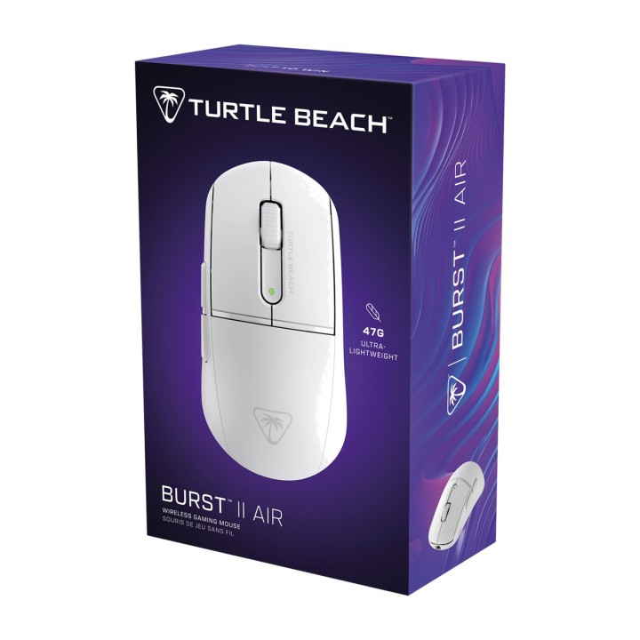 TURTLE BEACH Ratón gaming inalámbrico ultraligero BURST II AIR 26000 DPI 47G 100056105VAR