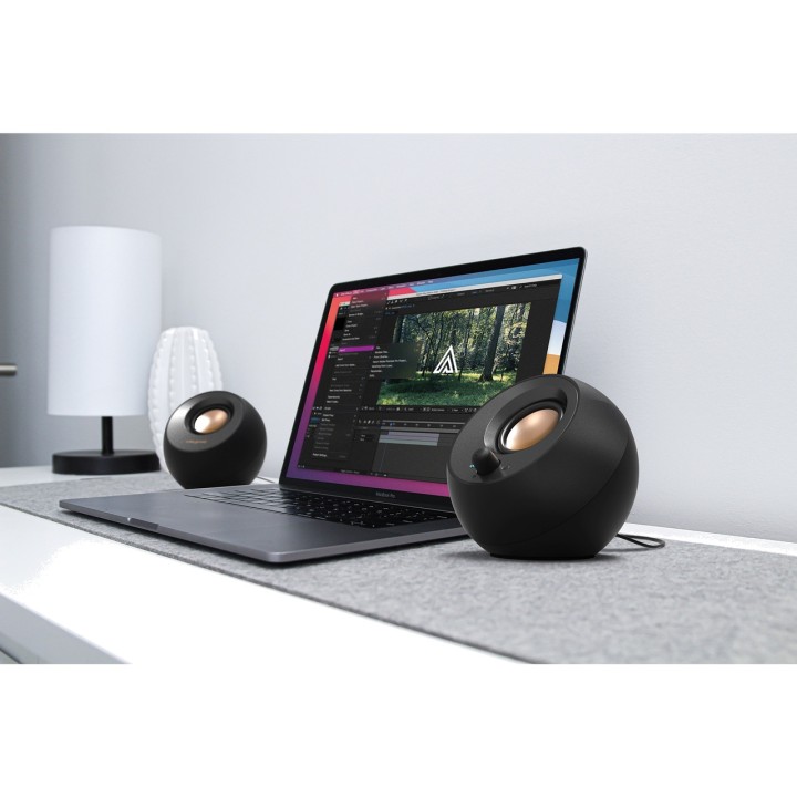 CREATIVE Altoparlanti per PC con Bluetooth e USB-C PEBBLE-V3
