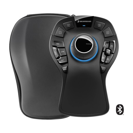 ratón 3d inalámbrico para diseño cad spacemouse-pro wireless-bluetooth edition
