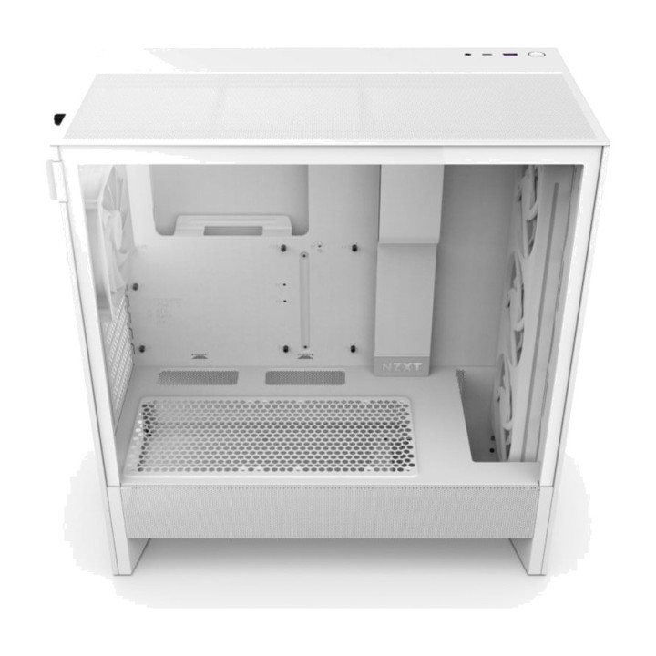 NZXT PC-chassi semitower med härdat glas H5 FLOW-RGB 2024